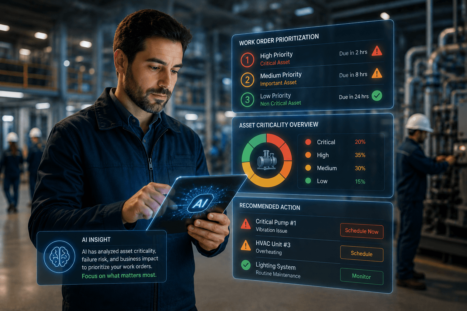 Work Order Priority Agents: Using Asset Criticality to Stop Urgent Firefighting