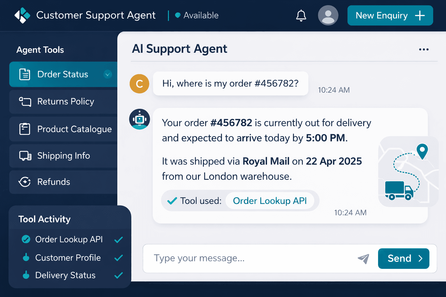 E-Commerce Customer Support Agent