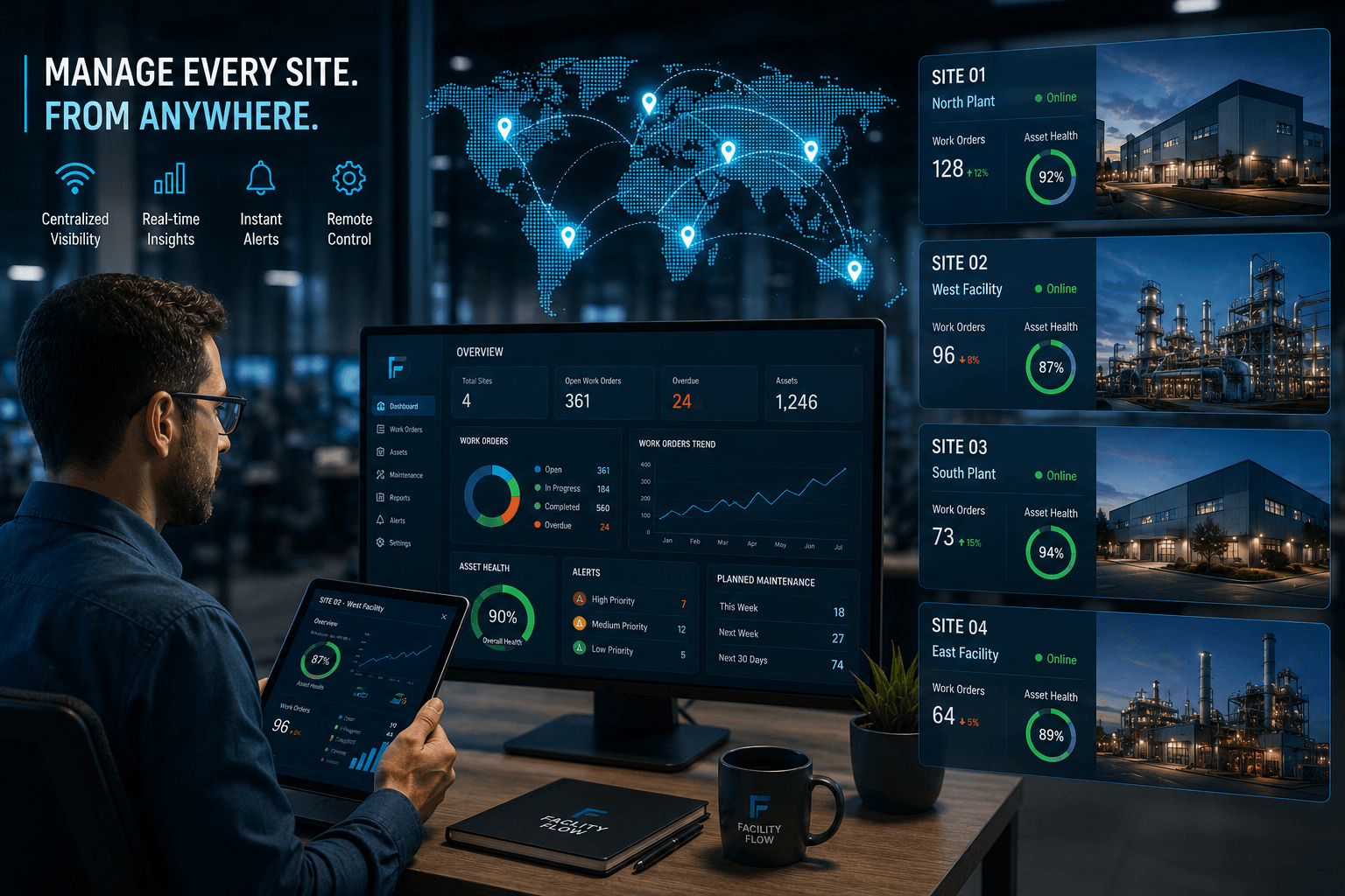Managing Multi-Site Operations Remotely