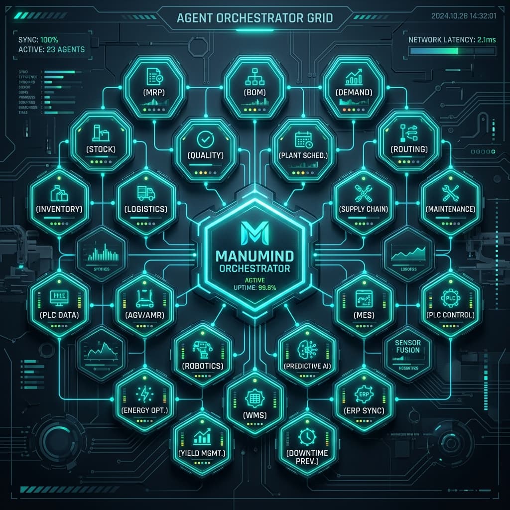 ManuMind Orchestrator Mockup