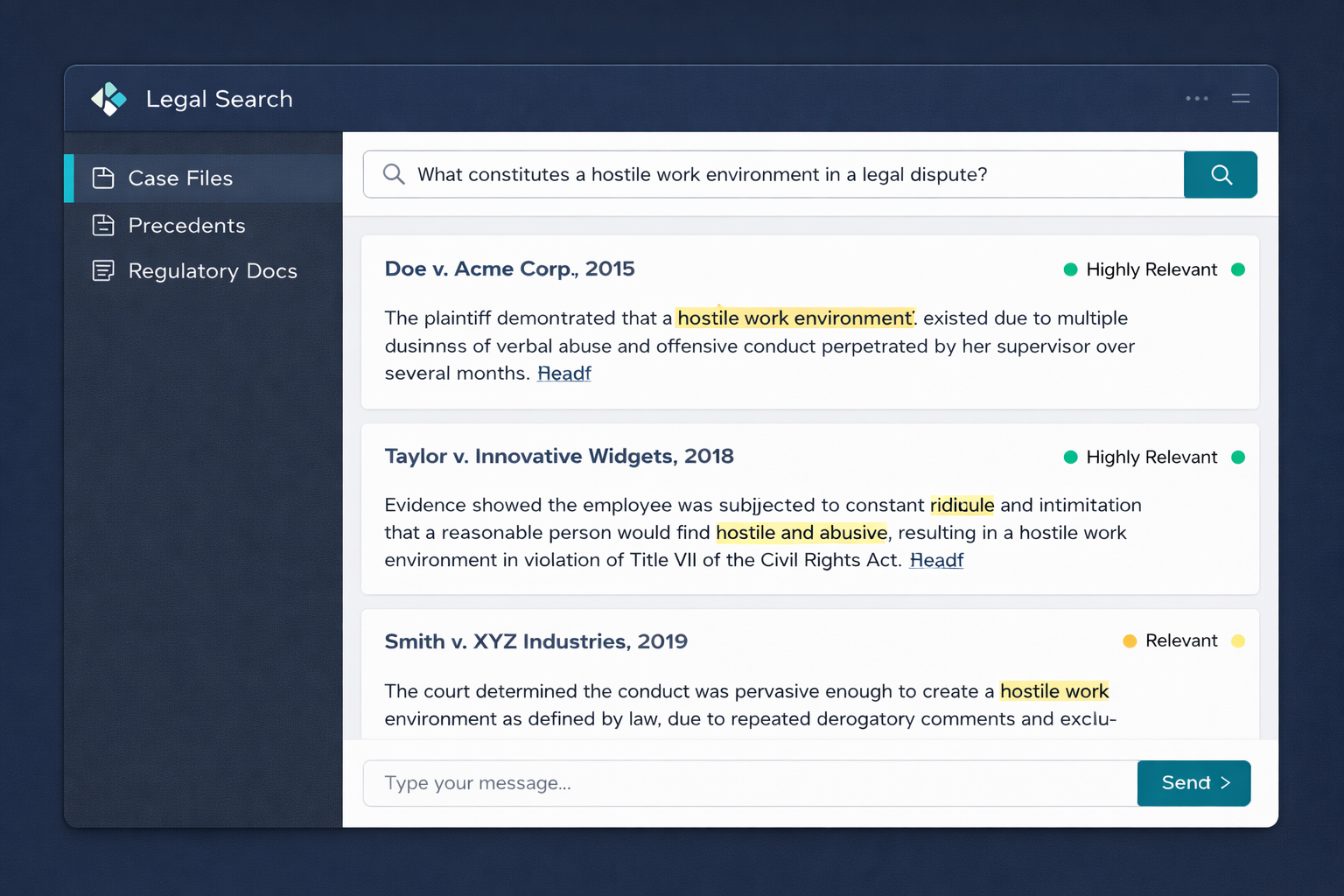 Law Firm Document Search
